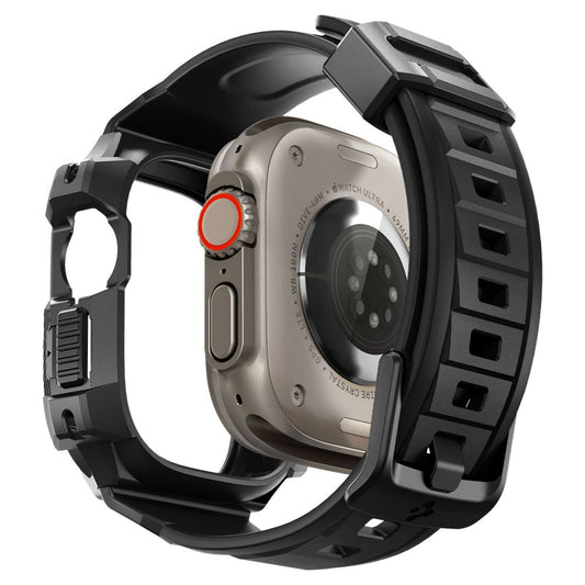 Étui Spigen Rugged Armor Pro pour Apple Watch Ultra Series, Noir