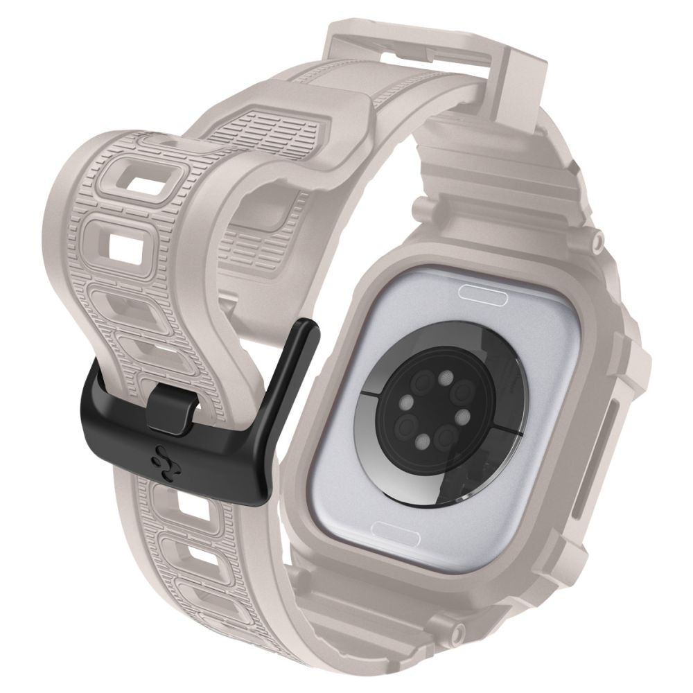 Spigen Rugged Armor Pro V2 Hülle für Apple Watch Series 10 / 11 42mm, Beige ACS10496