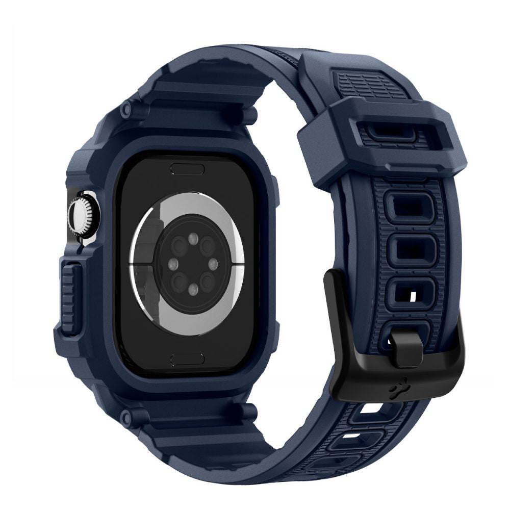 Étui Spigen Rugged Armor Pro V2 pour Apple Watch Series 10 / 11 42mm, Bleu Marine ACS10495