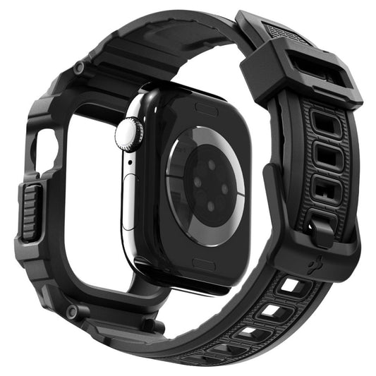 Spigen Rugged Armor Pro V2 Hülle für Apple Watch Series 10 / 11 42mm, Mattschwarz ACS10494