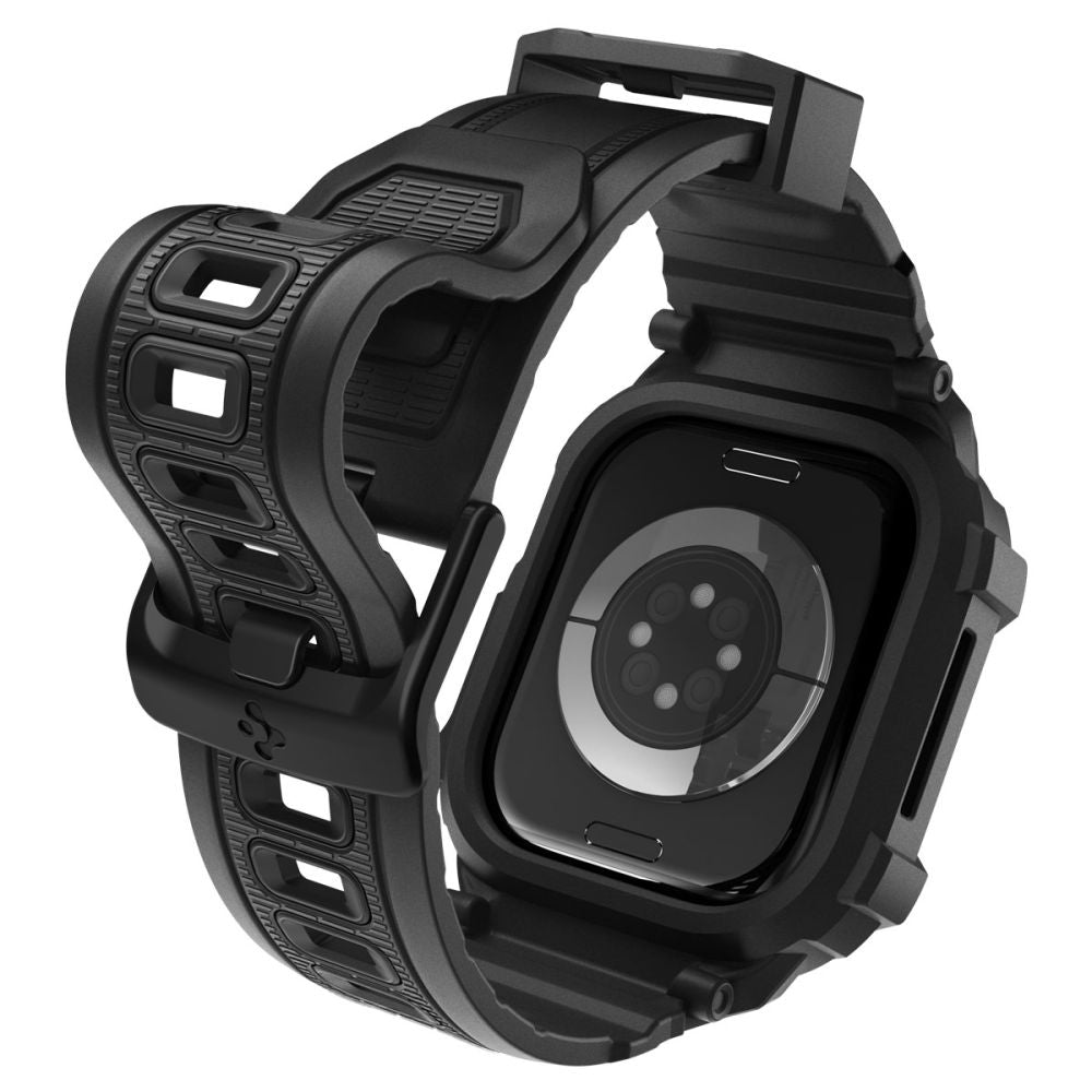 Étui Spigen Rugged Armor Pro V2 pour Apple Watch Series 10 / 11 42mm, Noir Mat ACS10494