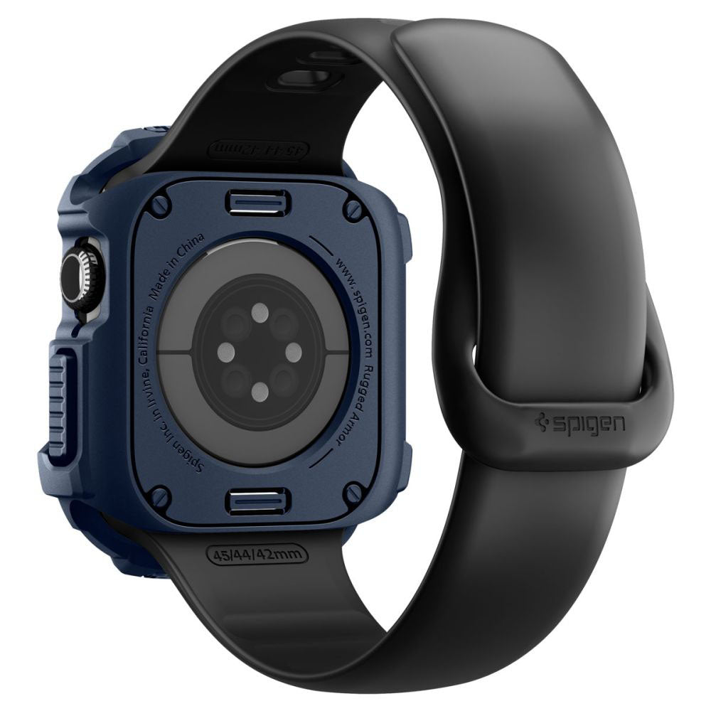 Spigen Rugged Armor V2 Hülle für Apple Watch Series 10 / 11 42mm, Marineblau