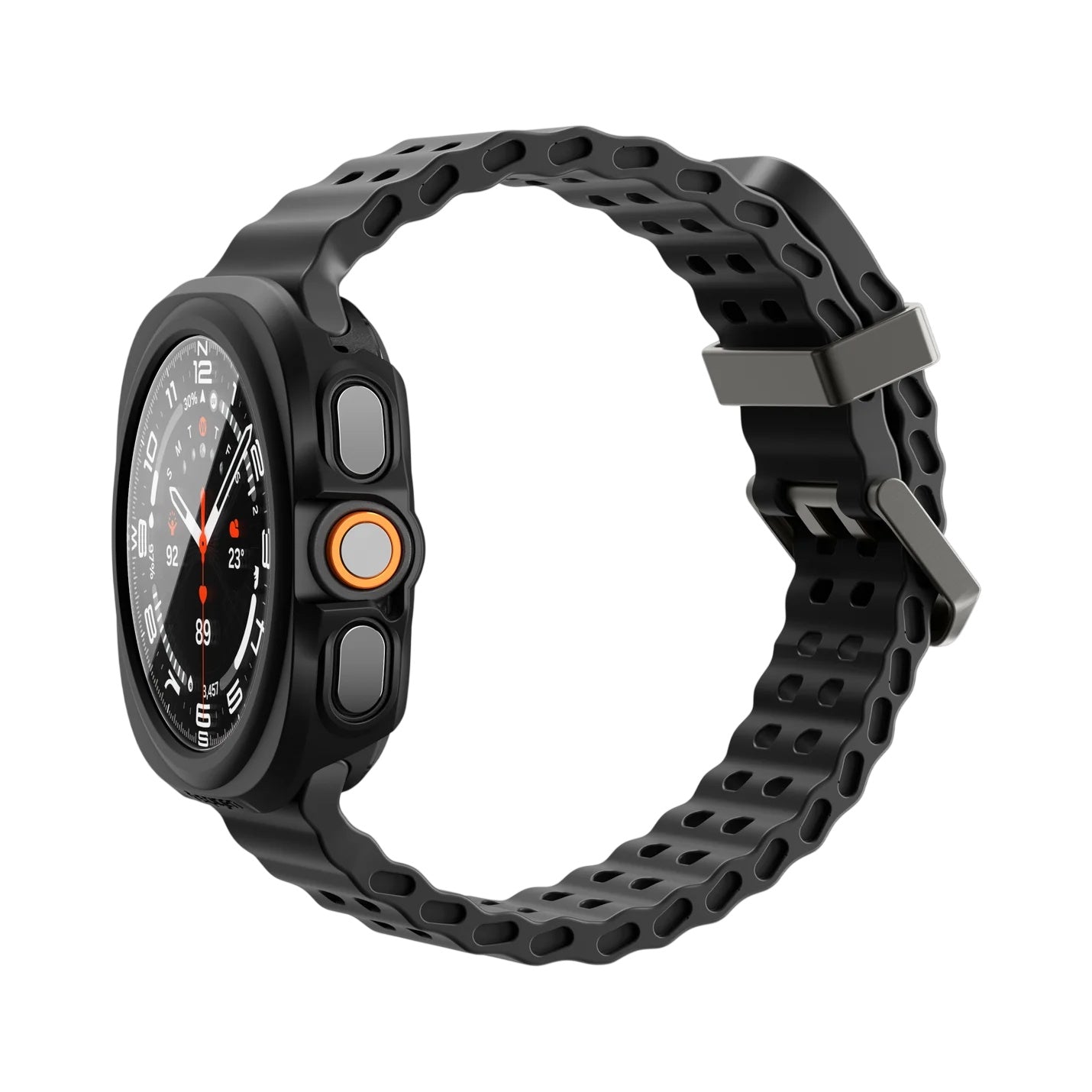 Coque Spigen Thin Fit 360 pour Samsung Galaxy Watch Ultra2, Noire ACS11609