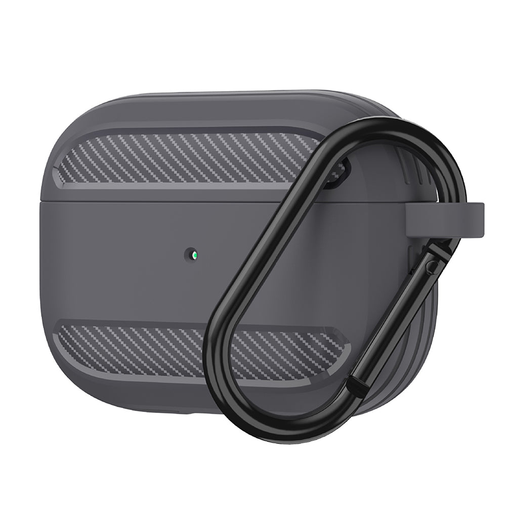 Coque Techsuit Carbon pour Apple AirPods 3, Gris