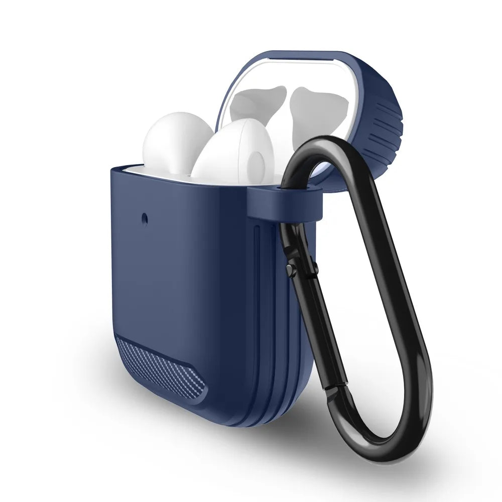 Techsuit Carbon Hülle für Apple AirPods Gen 2 / Gen 1, Rosa