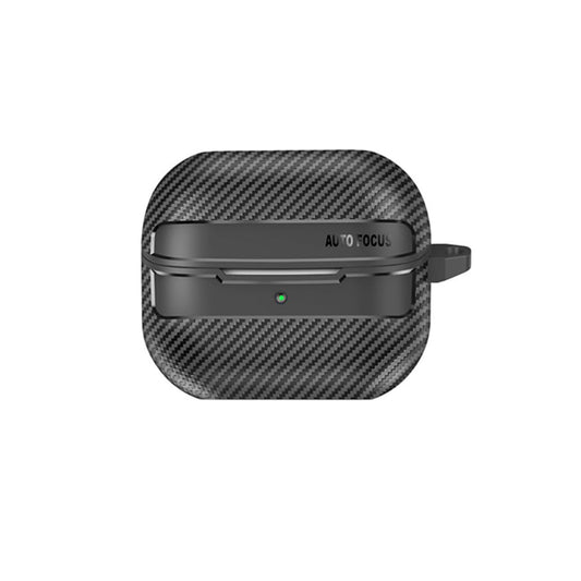 Coque Techsuit CarbonFiber pour Samsung Galaxy Buds3 FE / Buds3 Pro / Buds3, Noire