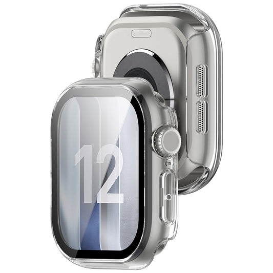 Techsuit Defense360 Pro Hülle für Apple Watch 12 46mm, Transparent