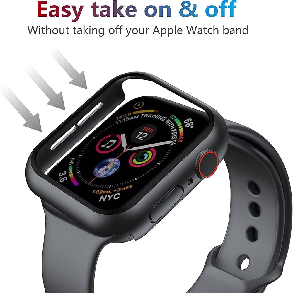 Custodia Techsuit Defense360 Pro per Apple Watch 44mm Series, Nera