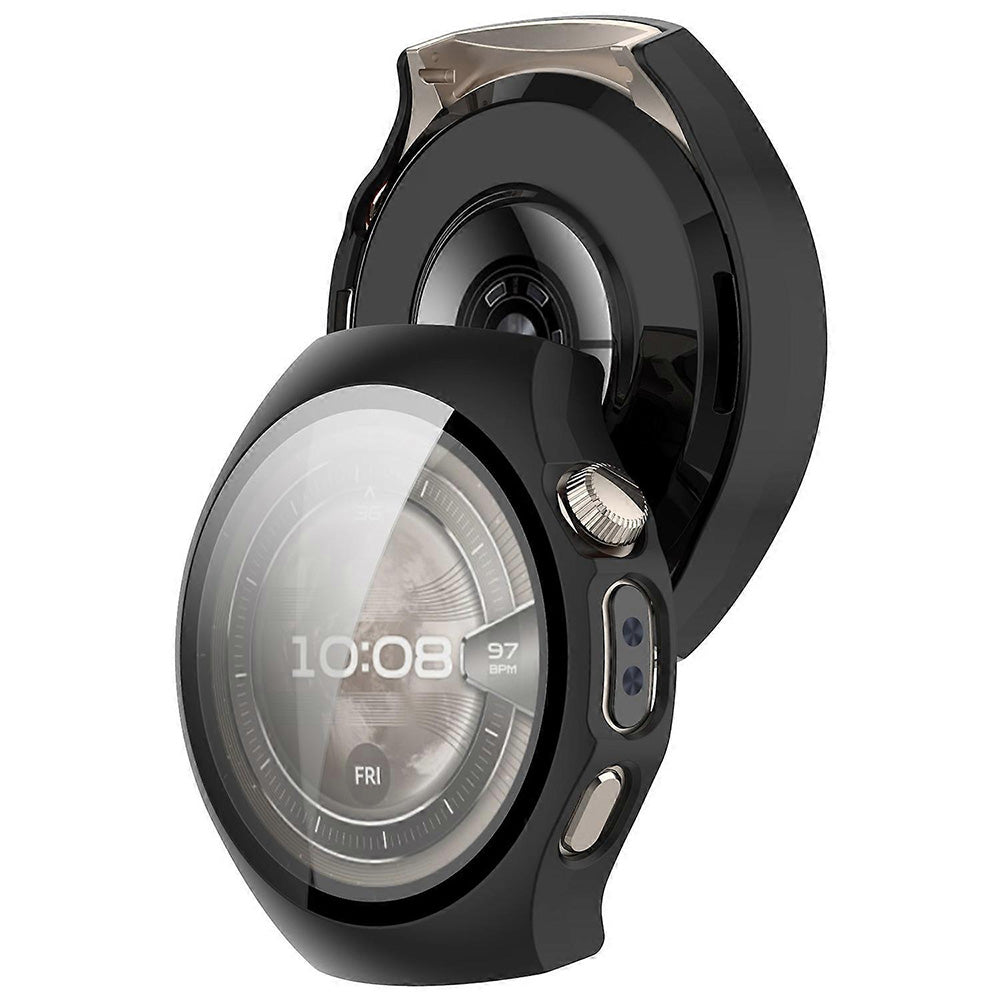 Coque Techsuit Defense360 Pro pour Huawei Watch 5 42mm, Noire