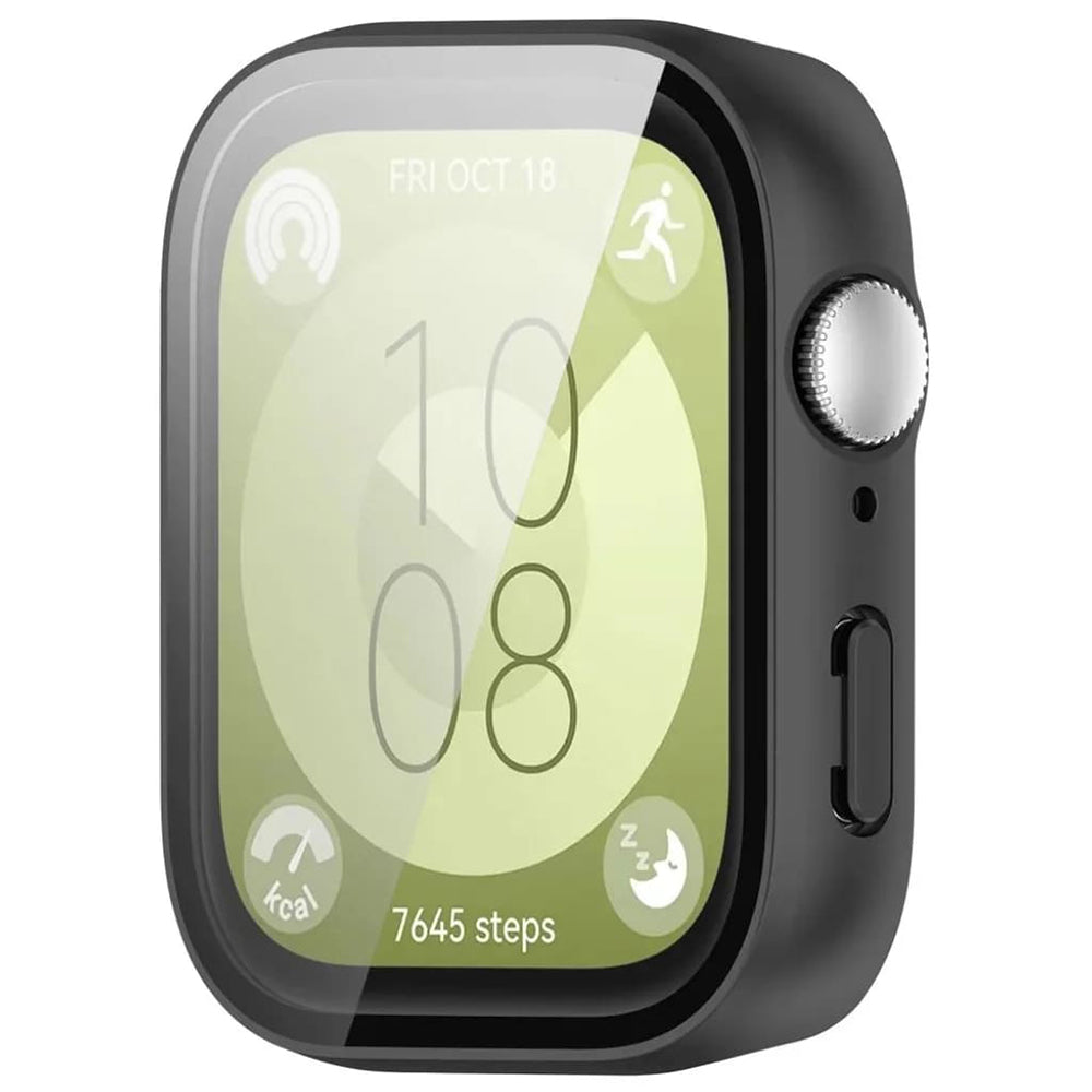 Custodia Techsuit Defense360 Pro per Huawei Watch Fit 3, Nera