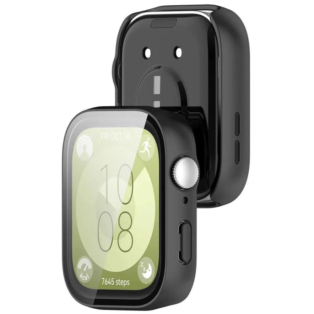 Custodia Techsuit Defense360 Pro per Huawei Watch Fit 3, Nera