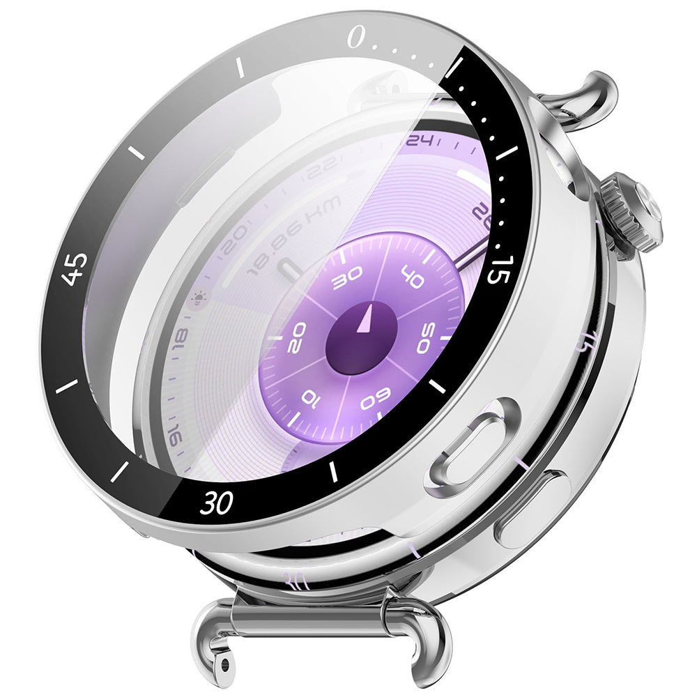 Étui Techsuit Defense360 Pro Bezel pour Huawei Watch GT 6 41mm, Argenté
