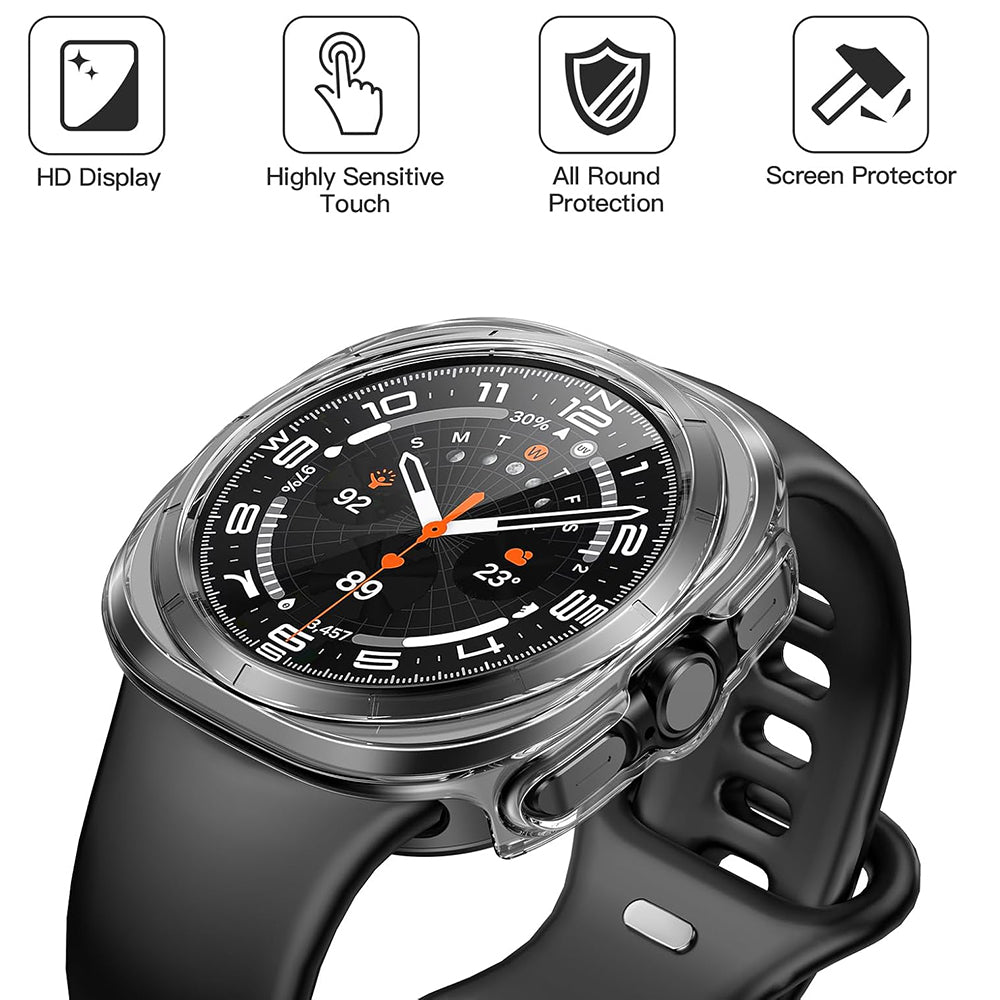 Custodia Techsuit Defense360 Pro per Samsung Galaxy Watch Ultra, Trasparente