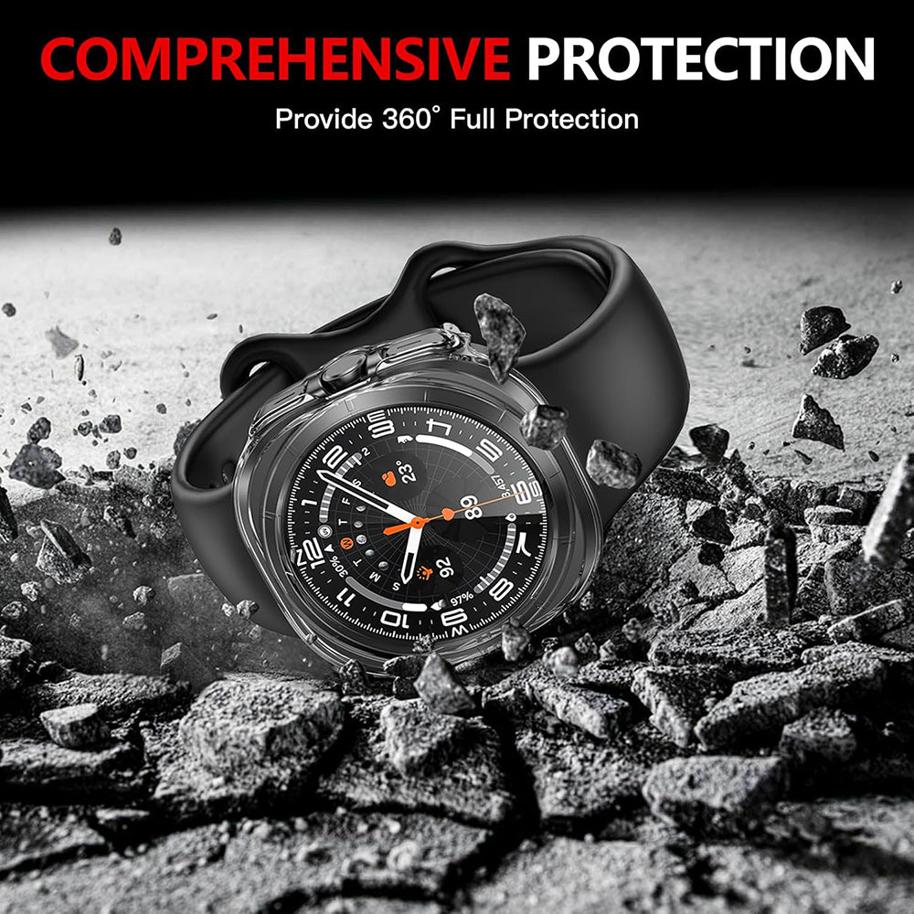 Custodia Techsuit Defense360 Pro per Samsung Galaxy Watch Ultra, Trasparente