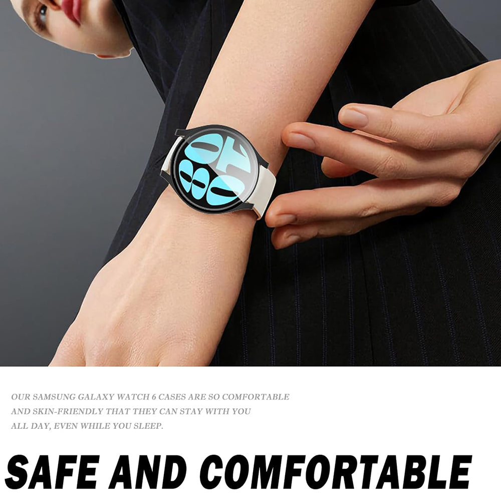 Custodia Techsuit Defense360 Pro per Samsung Galaxy Watch6 40mm, Nera