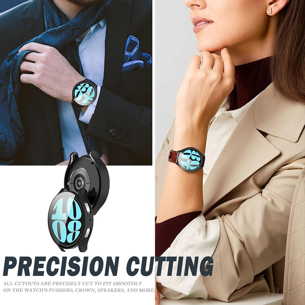 Custodia Techsuit Defense360 Pro per Samsung Galaxy Watch6 40mm, Nera