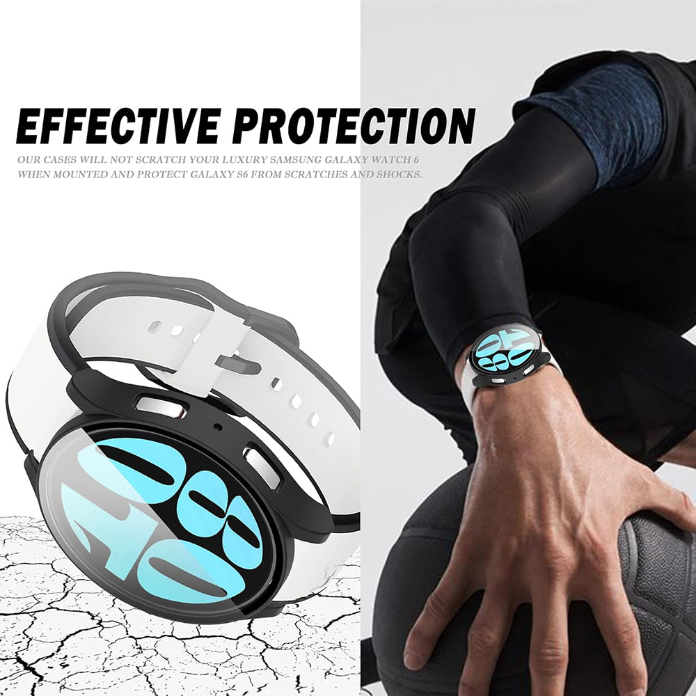 Custodia Techsuit Defense360 Pro per Samsung Galaxy Watch6 40mm, Nera