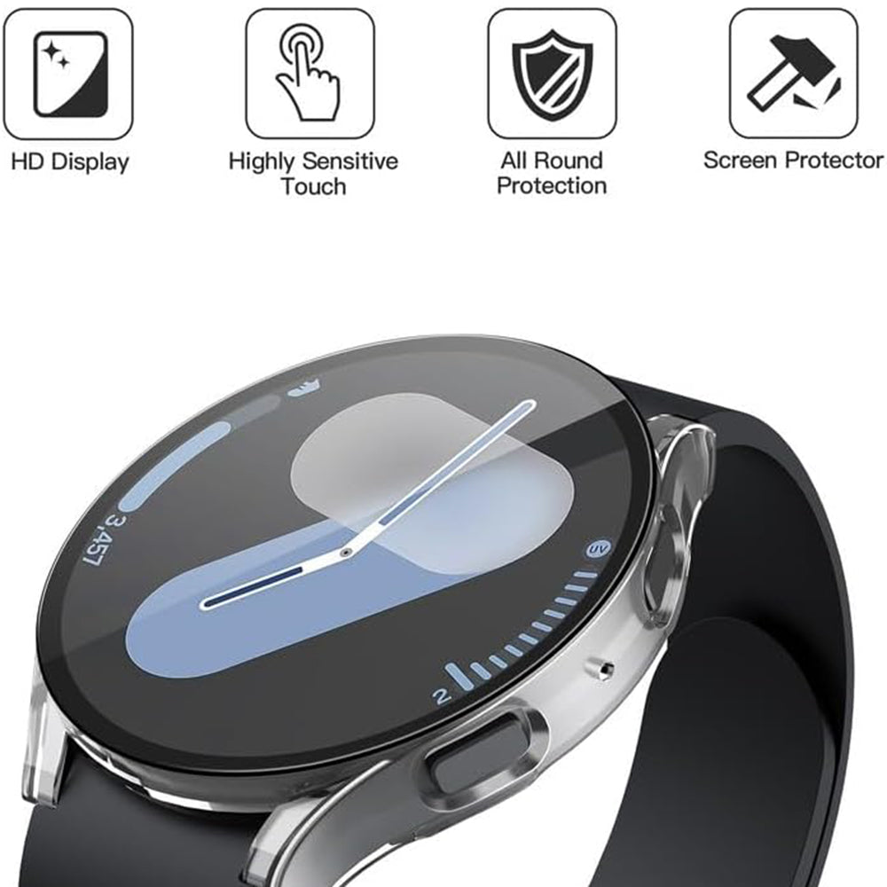 Coque Techsuit Defense360 Pro pour Samsung Galaxy Watch7 40mm, Transparente