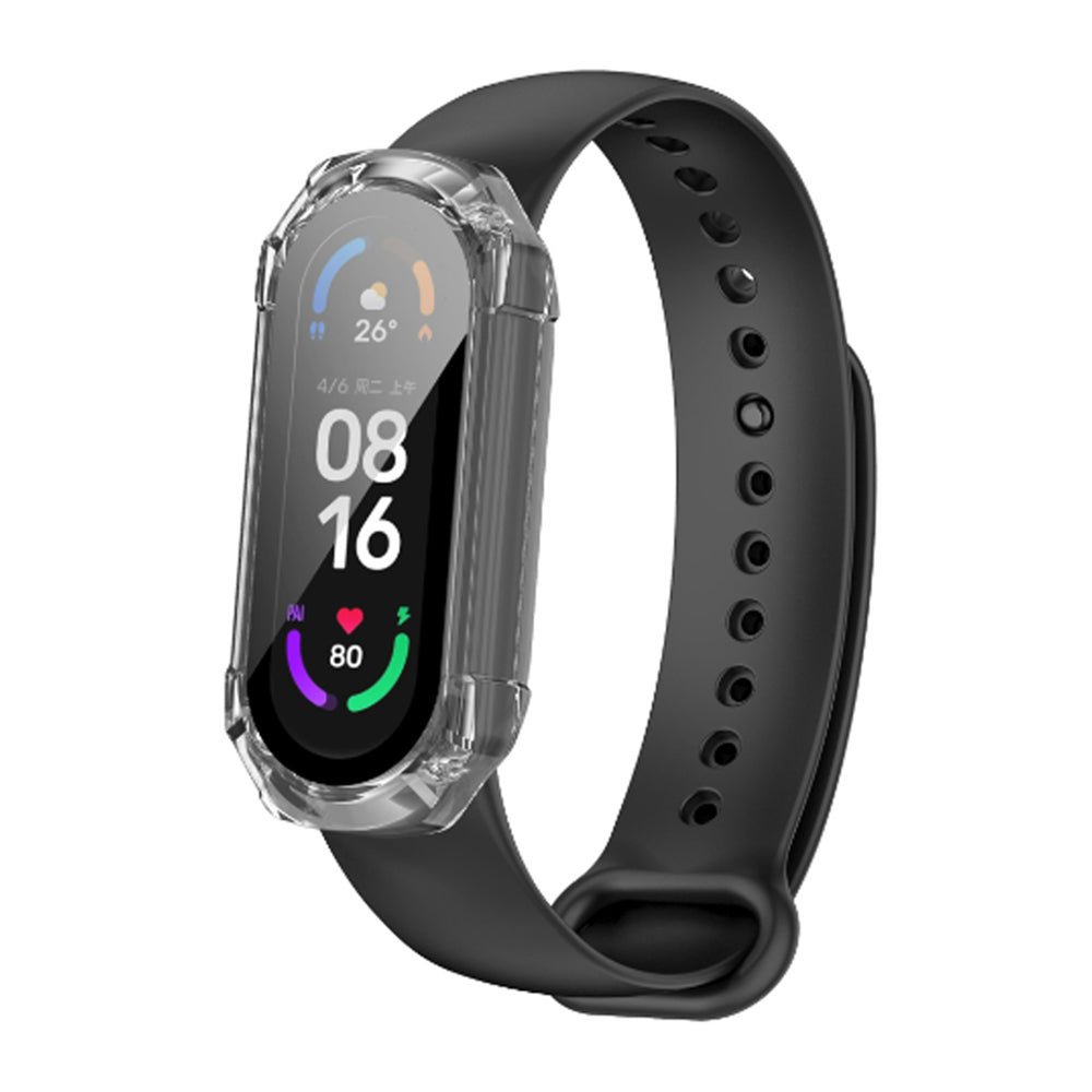 Coque Techsuit Defense360 Pro pour Xiaomi Smart Band 6 / Band 5 / Band 4, Transparente