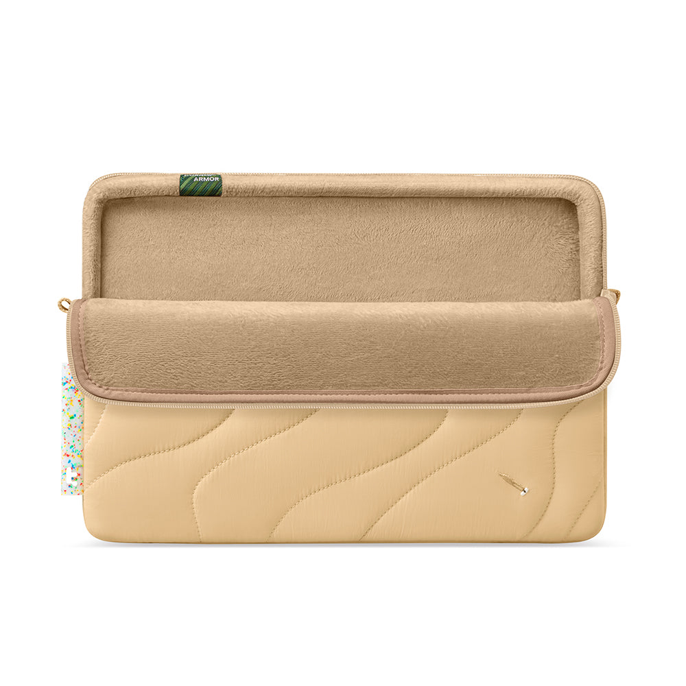 Custodia Tomtoc Terra per Laptop 15 pollici, Crema