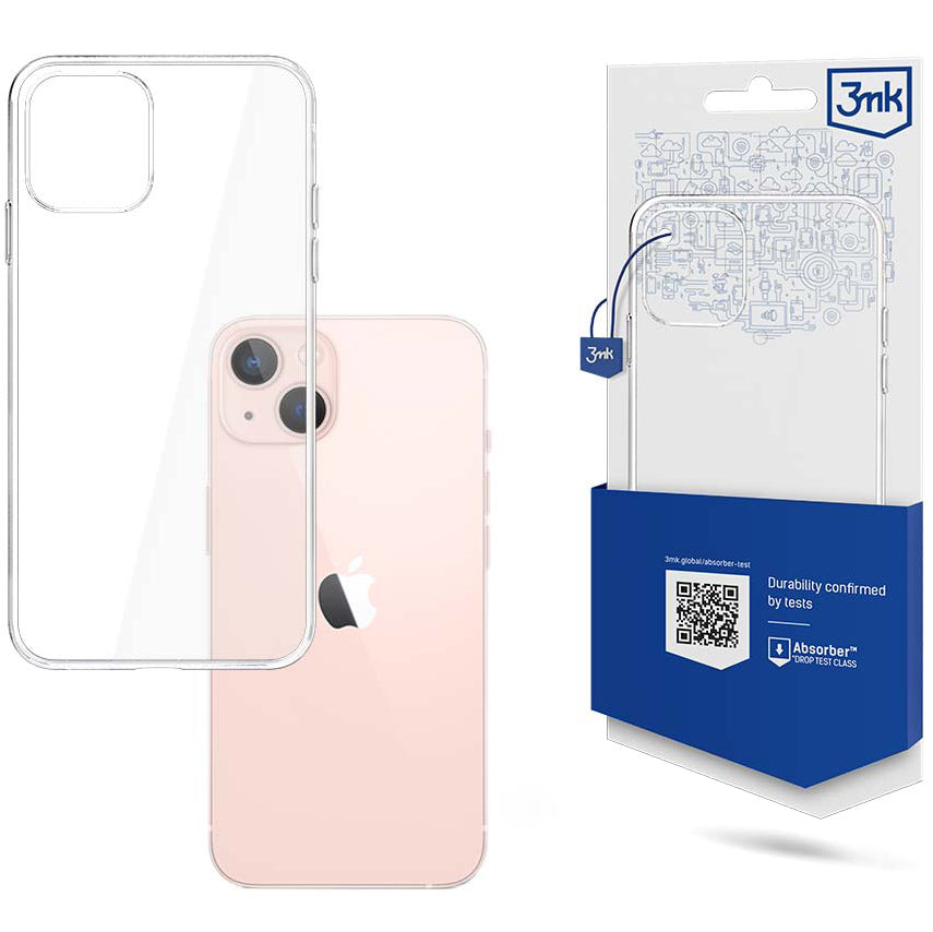 Custodia per Apple iPhone 14, 3MK, Trasparente