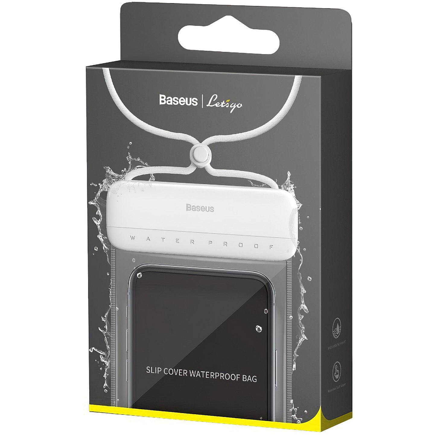 Housse Universelle Étanche, Baseus, Let's Go, Blanche ACFSD-D02