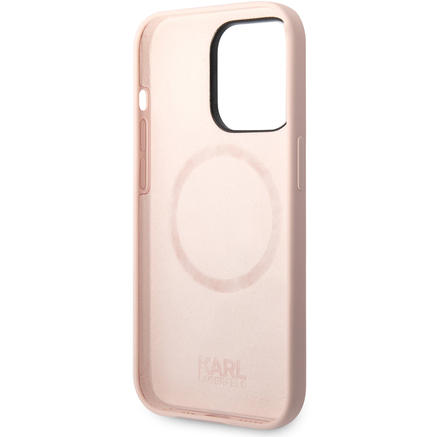Custodia MagSafe per Apple iPhone 14 Pro Max, Karl Lagerfeld, Silicone Body Karl & Choupette, Rosa