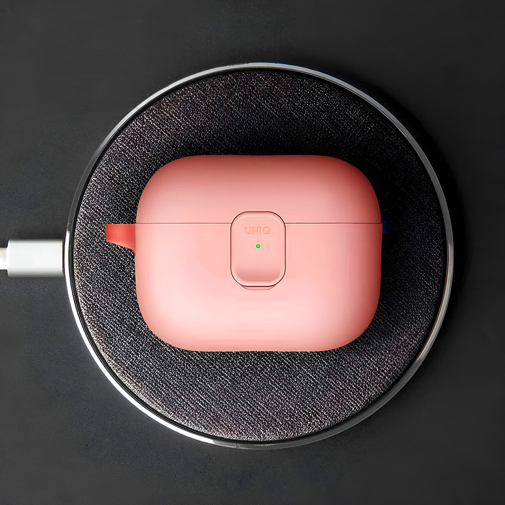 UNIQ Clyde Hülle für Apple AirPods 4, Beige Grau