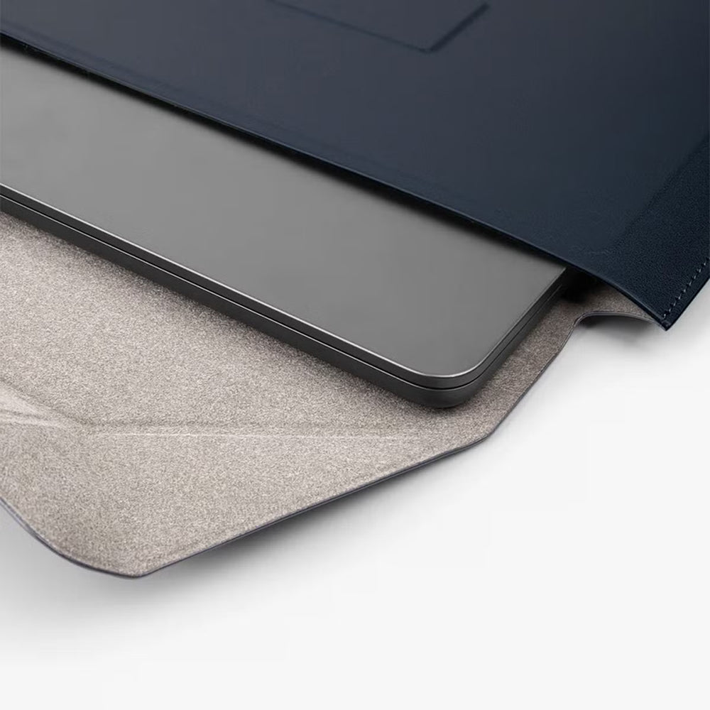 UNIQ Oslo Hülle für Laptop max. 14 Zoll, Marineblau