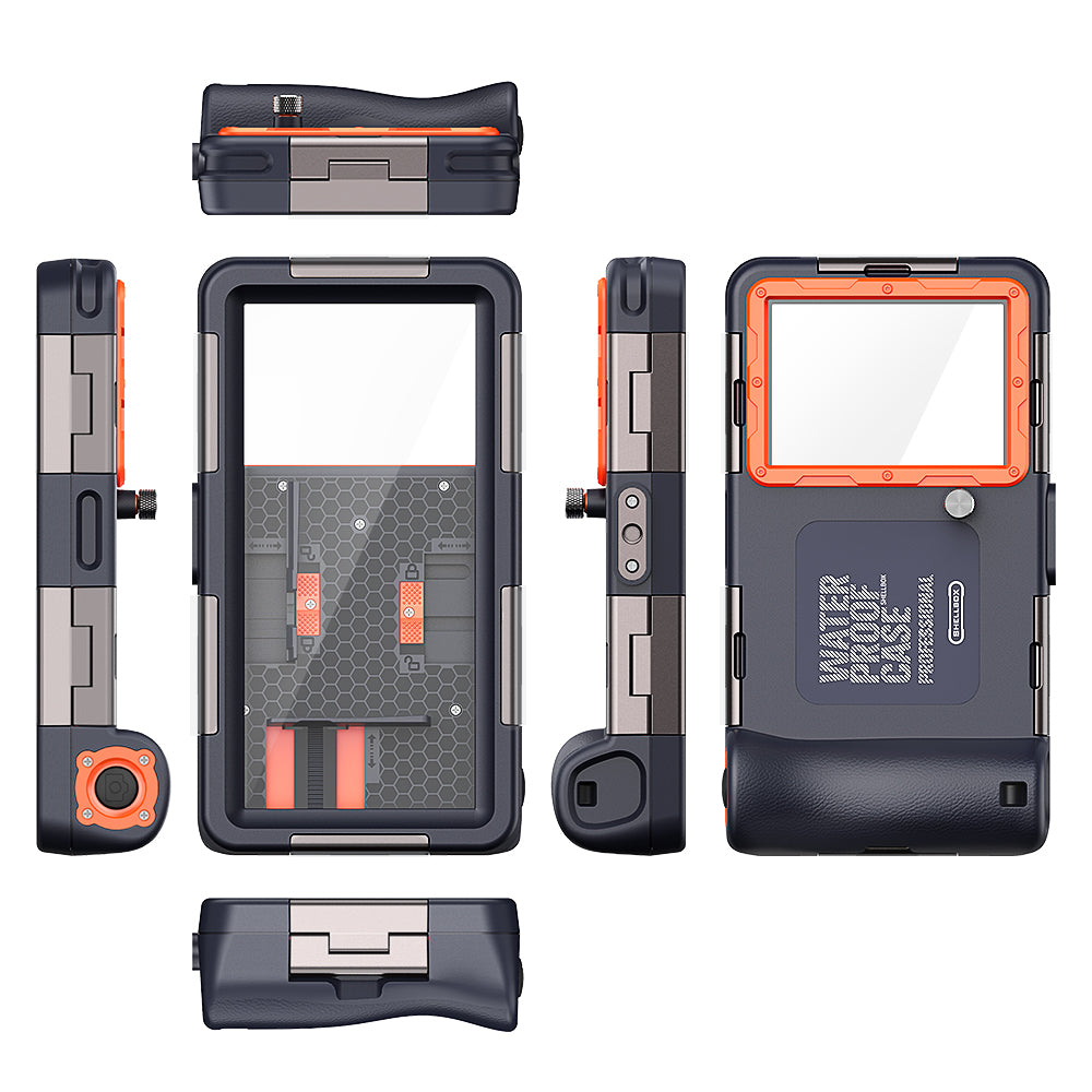 Custodia Universale Waterproof per Telefono max. 6.8inch, ShellBox, Nera