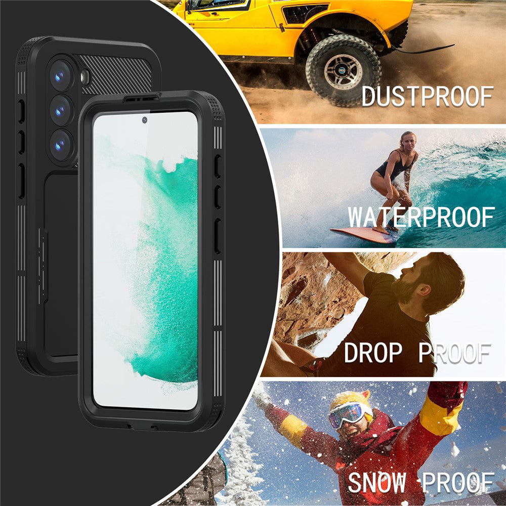 Custodia Waterproof per Samsung Galaxy S26 Plus S947, ShellBox, Nera