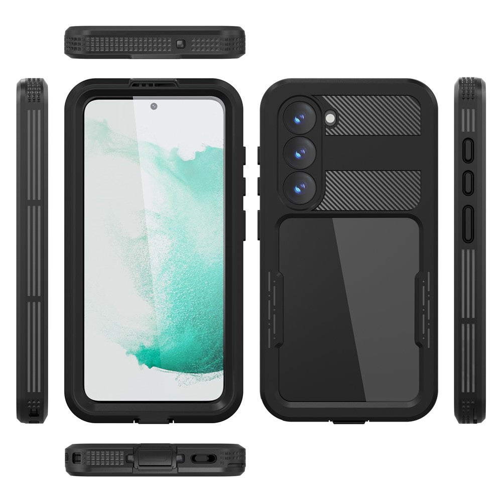 Custodia Waterproof per Samsung Galaxy S26 S942, ShellBox, Nera