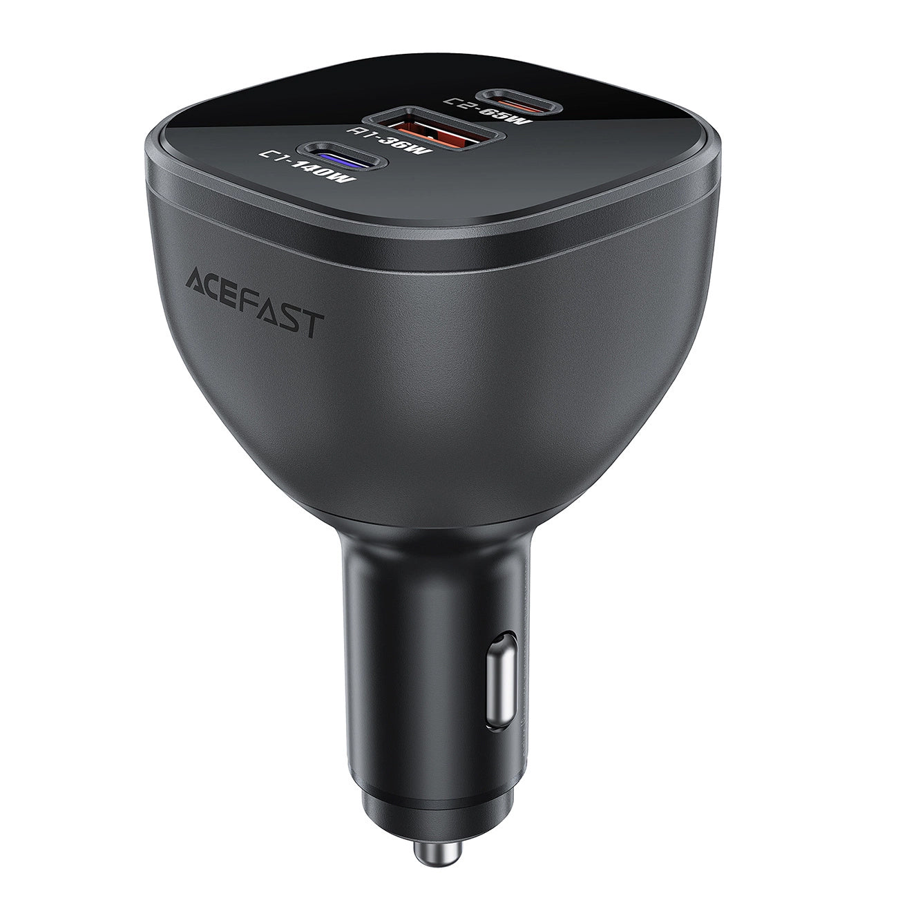 Auto-Ladegerät Acefast B14, 165W, 5A, 1 x USB-A - 2 x USB-C, Schwarz