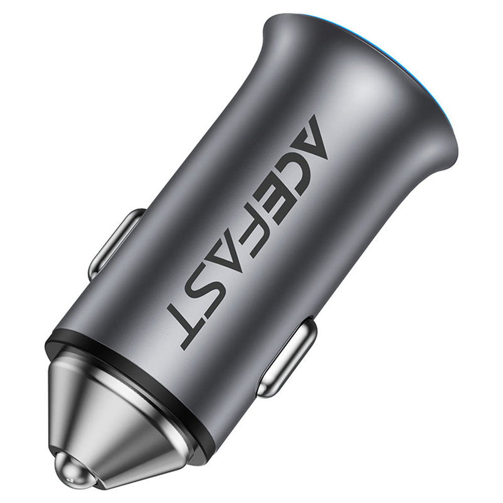 Auto-Ladegerät Acefast B16, 95W, 3.25A, 1 x USB-A - 1 x USB-C, Grau