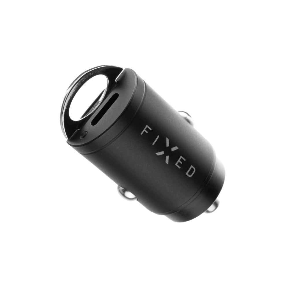 Caricabatterie Auto Fixed, 30W, 3A, 2 x USB-C, Nero