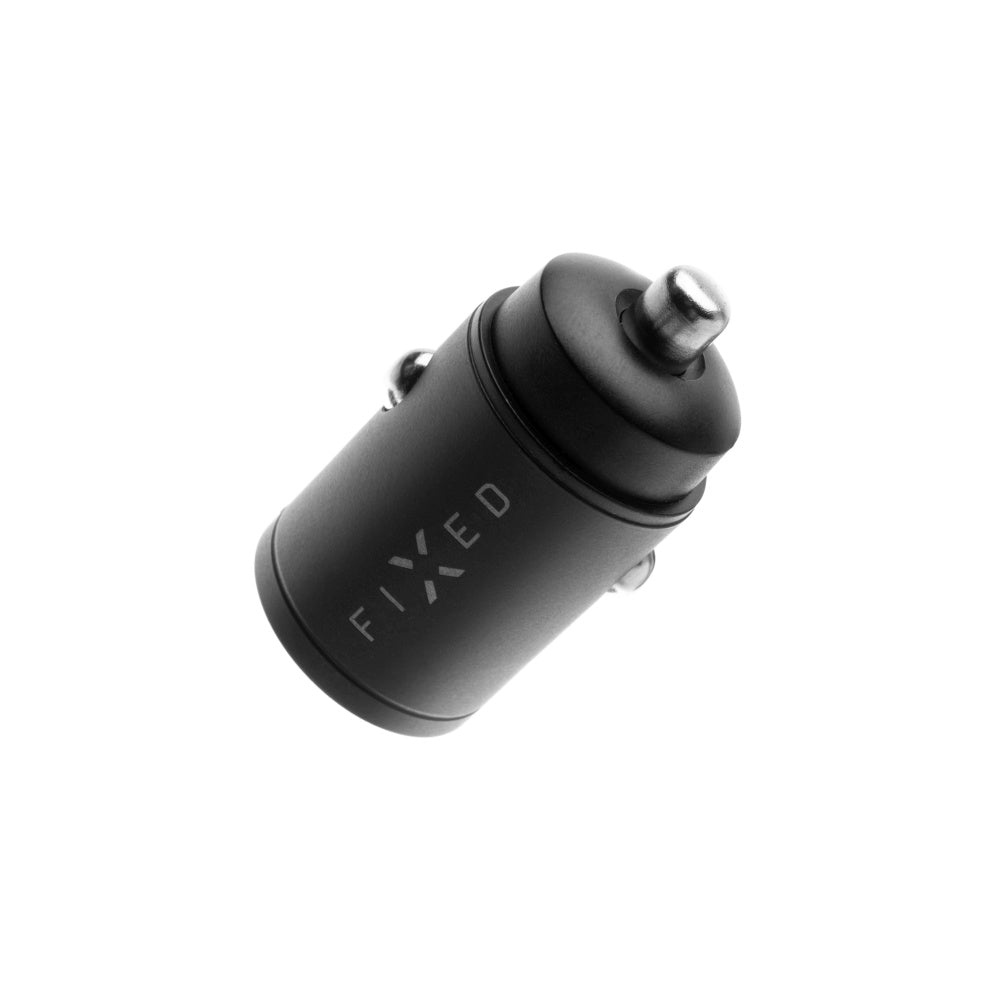Caricabatterie Auto Fixed, 30W, 3A, 2 x USB-C, Nero