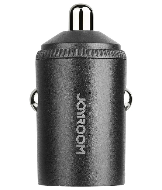 Chargeur Auto Joyroom JR-CCN18, 65W, 1 x USB-A - 1 x USB-C, Noir