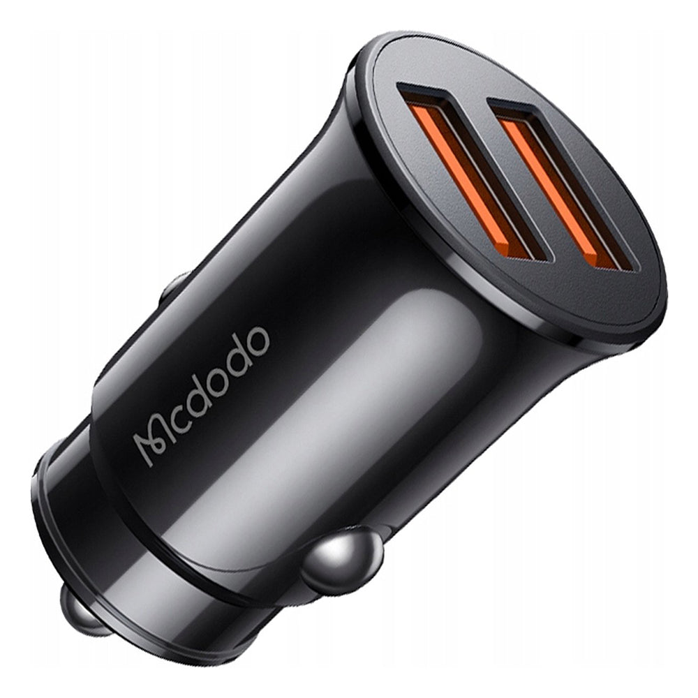 Caricabatterie Auto McDodo CC-6602, 12W, 2.4A, 2 x USB-A, Nero