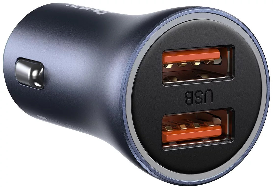 Baseus Golden Contactor Pro Dual KFZ-Ladegerät 40W | 2x USB-A | Grau