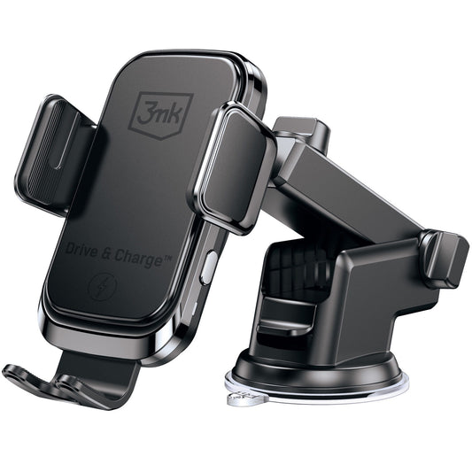 3MK Drive&Charge Wireless Car Charger, 15W, 1.67A, Black