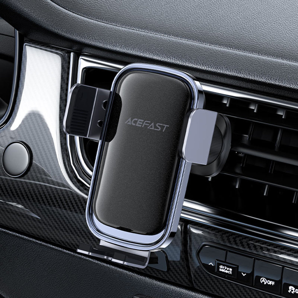 Caricabatterie Auto Wireless Acefast D39 con Pannello Solare, 15W, 1.67A, Nero