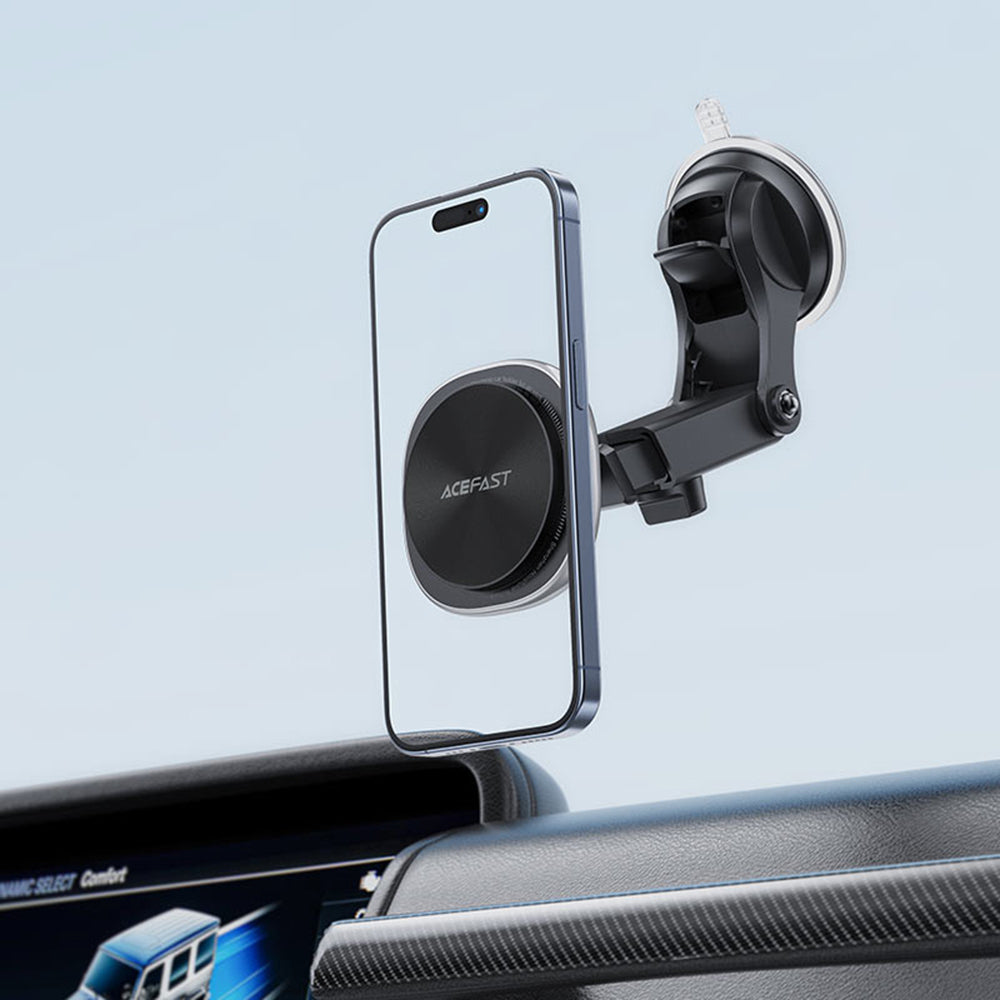 Caricabatterie Auto Wireless Acefast D42, 15W, 1.67A, Argento