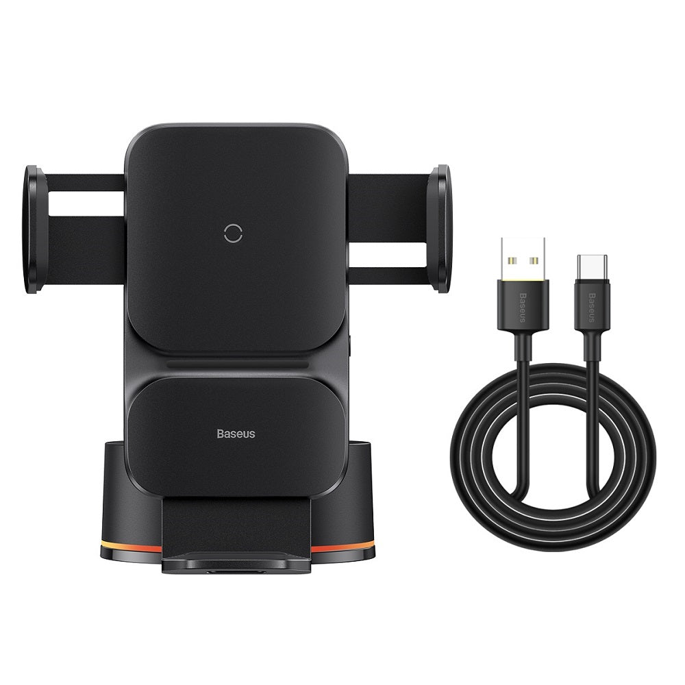 Caricabatterie Auto Wireless Baseus Wisdom Dash, 15W, 1.67A, Nero CGZX000101