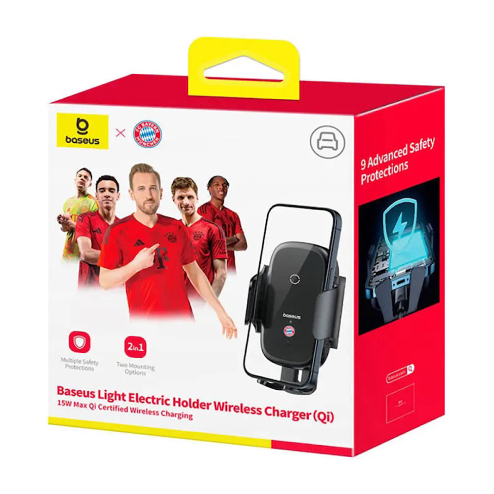 Chargeur Auto Sans Fil Baseus Light, 15W, 1.67A, Gris C40344000113-Z1
