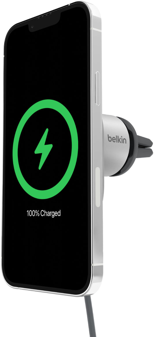 Caricatore Auto Wireless Belkin BoostCharge Pro, 15W, 1.67A, Bianco WIC008btGR-V2