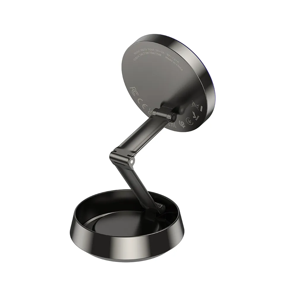 Chargeur Auto Sans Fil HOCO HW33, 15W, 1.67A, Gris