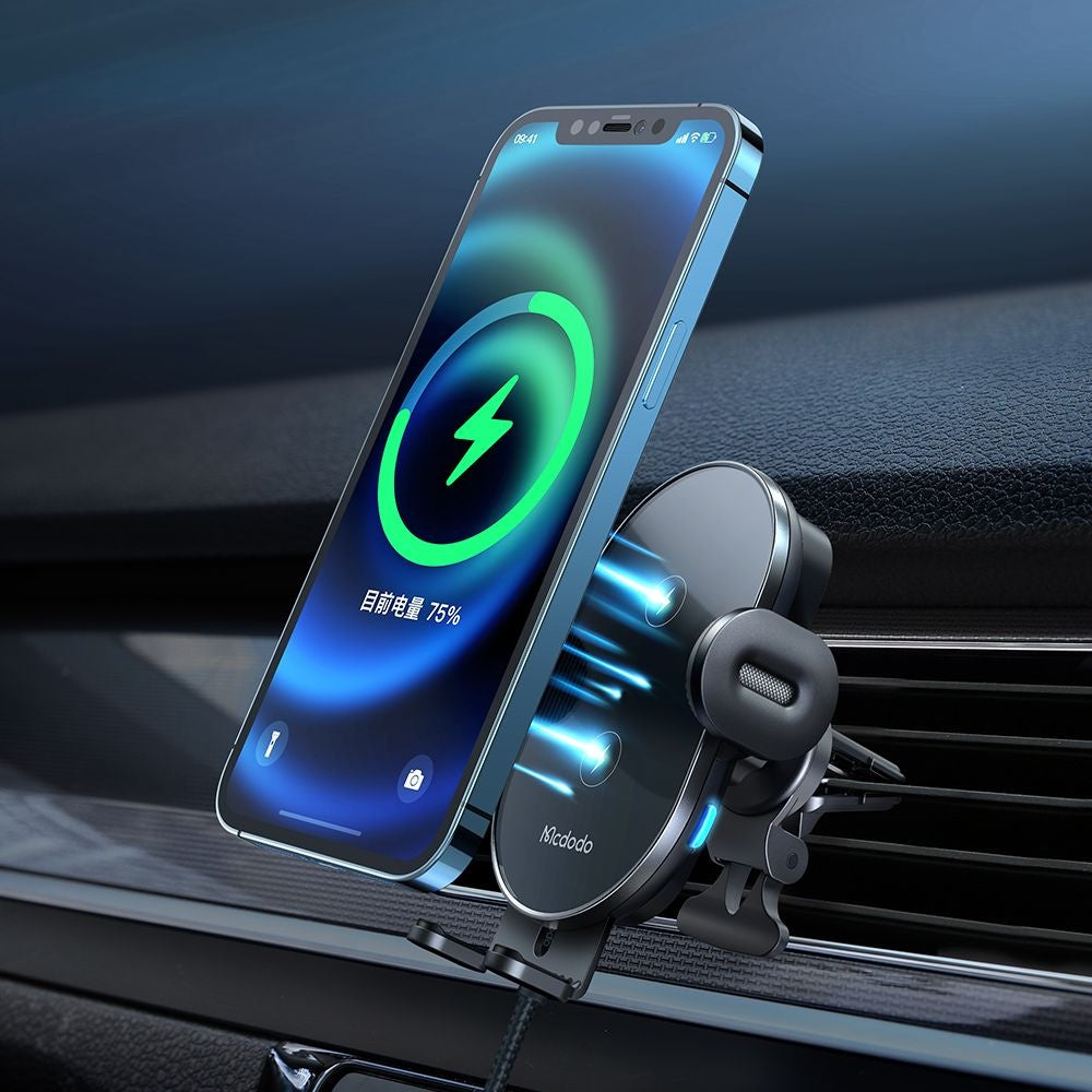 Caricabatterie Auto Wireless McDodo CH-1600, 15W, 1.67A, Nero