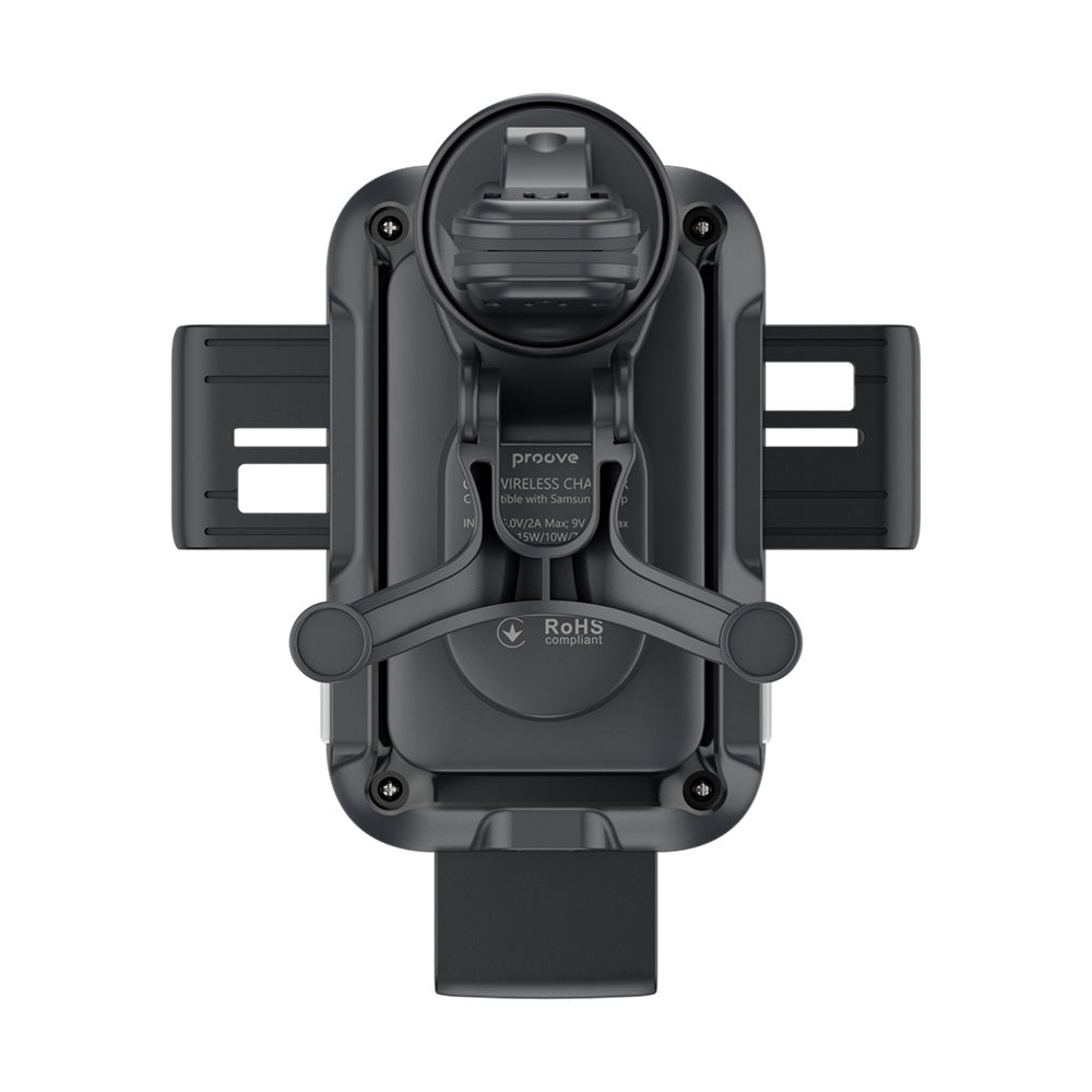 Auto Wireless Ladegerät Proove Triple Clamp, 15W, 1.67A, Schwarz WHTC15010001