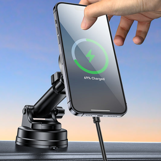 Chargeur Auto Sans Fil Yesido DS30, 15W, 1.67A, Noir