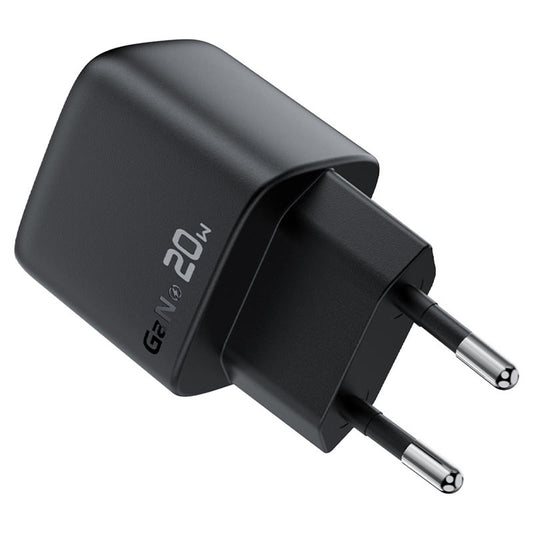 Chargeur Réseau Acefast A113 Display, 20W, 3A, 1 x USB-C, Noir